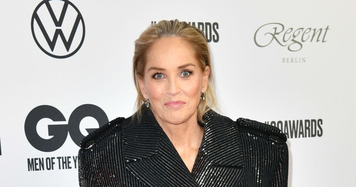 Sharon Stone au photocall de la soirée des GQ Men of the Year Awards à