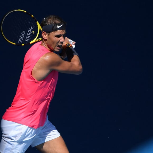 Rafael Nadal - Espagne lors de l'Open de tennis d'Australie 2020 à Melbourne le 25 janvier 2020. © Chryslène Caillaud / Panoramic / Bestimage