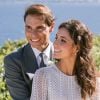 Rafael Nadal et son épouse Maria Francisca Perelló, le jour de leur mariage à Majorque, le 19 octobre 2019.