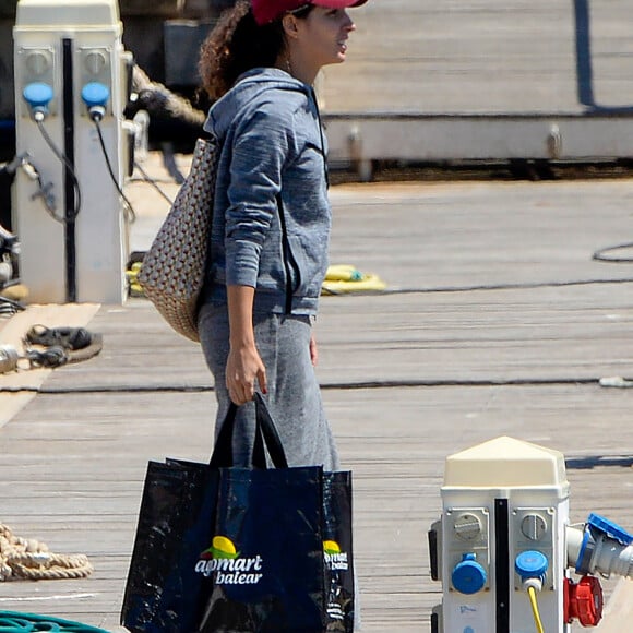 Exclusif - Rafael Nadal et sa femme Xisca Perello se ressourcent lors de leurs vacances à Majorque le 29 mai 2020.
