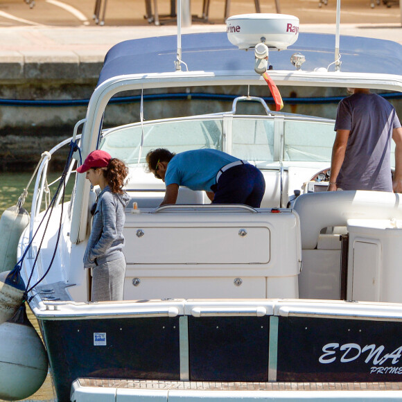 Exclusif -- Rafael Nadal et sa femme Xisca Perello se ressourcent lors de leurs vacances à Majorque le 29 mai 2020.