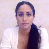 Meghan Markle, duchesse de Sussex, soutient le mouvement Black Lives Matter dans un discours aux élèves diplômés de la Immaculate Heart High School à Los Angeles le 4 juin 2020.