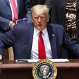 Le président des Etats-Unis Donald Trump annonce lors d'un discours que les États-Unis avaient "largement surmonté" la pandémie de COVID-19, 05/06/2020 - Washington