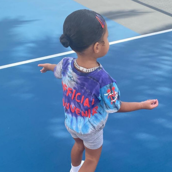La fille de Kylie Jenner et Travis Scott, Stormi. Mai 2020.