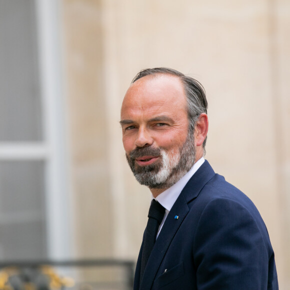 Edouard Philippe, premier ministre - Réunion du président de la République avec les partenaires sociaux au Palais de l'Élysée le 4 juin 2020. © Romain Gaillard / Pool / Bestimage