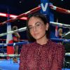 Agathe Auproux lors du gala de boxe Univent à l'AccorHotels Arena de Paris pour le championnat du monde WBA le 15 novembre 2019. © Veeren / Bestimage