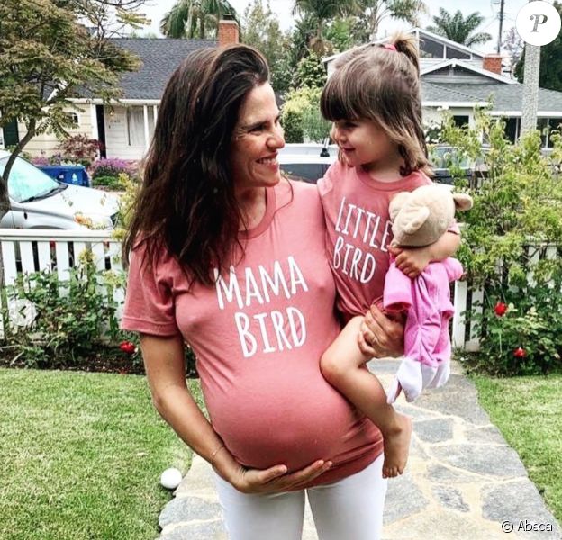 Karla Souza et sa fille Gianna. Mai 2020.