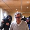Exclusif - Après sa libération de la prison de la Santé, Patrick Balkany et sa femme Isabelle se rendent à la mairie de Levallois Perret le 12 février 2020.
