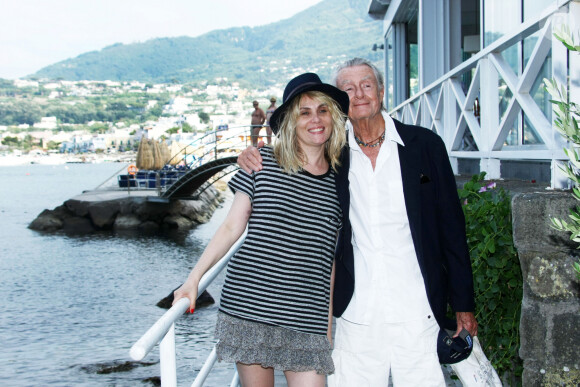 Emmanuelle Seigner et Joel Schumacher au 11eme Festival du film "Ischia Global Film Music Fest" a Ischia en Italie le 13 juillet 2013.