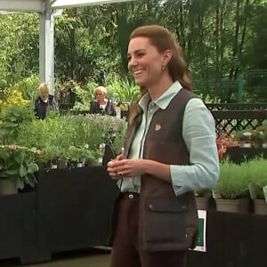 Catherine Kate Middleton, duchesse de Cambridge visite une jardinerie à Londres, Royaume Uni, le 19 juin 2020.