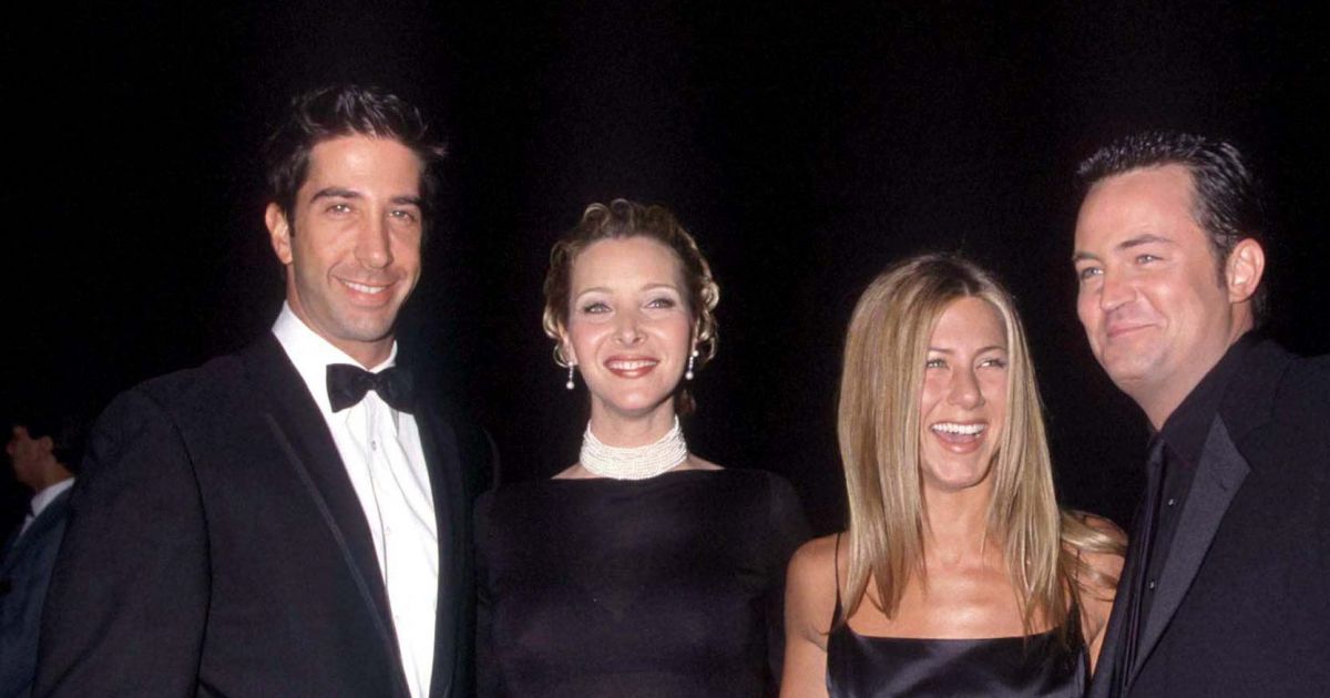 Lisa Kudrow, Jennifer Aniston, Matthew Perry et David ...