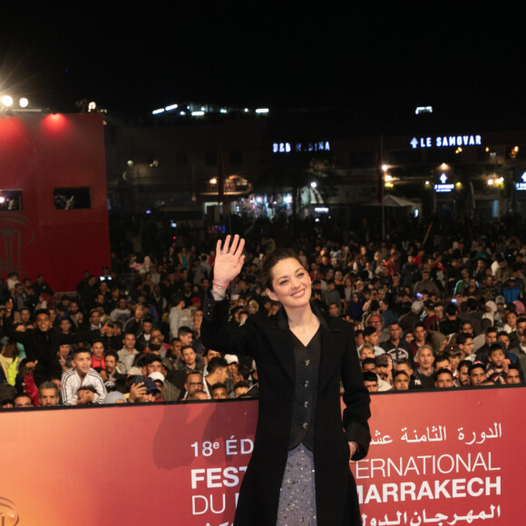 Marion Cotillard arrive à la projection du film "Mc Beth" lors de la 18ème édition du Festival International du Film de Marrakech (FIFM), le 30 novembre 2019. © Romuald Meigneux/Bestimage