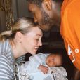 Iskra Lawrence, Philip Payne et leur fille, née le 16 avril 2020.