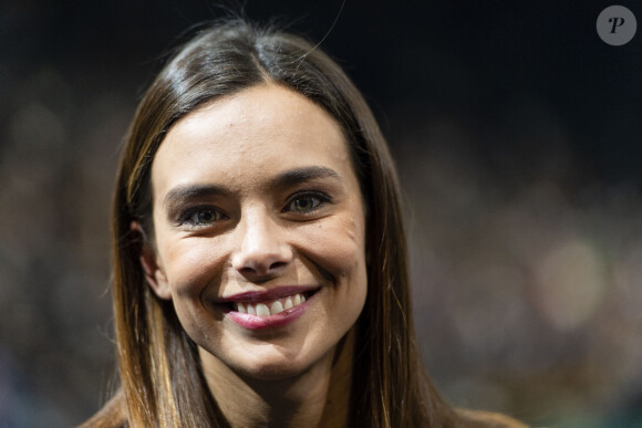 Marine Lorphelin (Miss France 2013) assiste au match "Rafael Nadal - Adrian Mannarino (7/5-6/4)" lors du tournoi Rolex Paris Masters 2019, le 30 octobre 2019. © Perusseau-Veeren/Bestimage