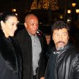 Dr. Dre et sa femme Nicole Young - Les célébrités quittent le Polo bar à New York le 17 novembre 2017.