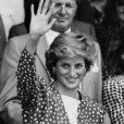 Lady Diana à Wimbledon le jour de son anniversaire, le 1er juillet 1987 (jour de ses 26 ans).