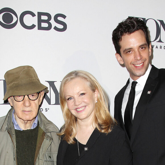 Woody Allen, Susan Stroman et Nick Cordero à New York. Le 30 avril 2014.
