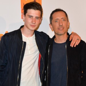 Noé et Gad Elmaleh à l'avant-première du film d'animation "Moi Moche et Méchant 3" au cinéma Gaumont Champs-Elysées Marignan à Paris, France, le 27 juin 2017. © Coadic Guirec/Bestimage