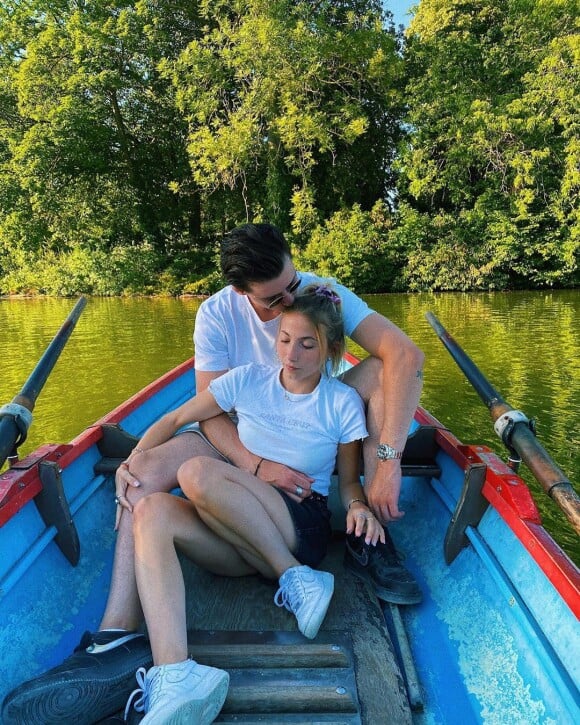 Noé Elmaleh, fils de Gad, et sa compagne Johanna, photo Instagram du 3 juillet 2020.