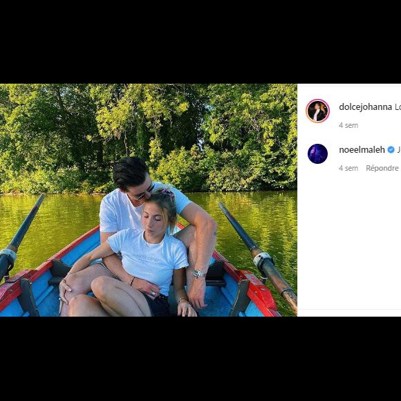 Noé Elmaleh et sa compagne Johanna, photo Instagram du 2 juin 2020.