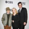 Woody Allen, Susan Stroman et Nick Cordero à New York. Le 30 avril 2014.