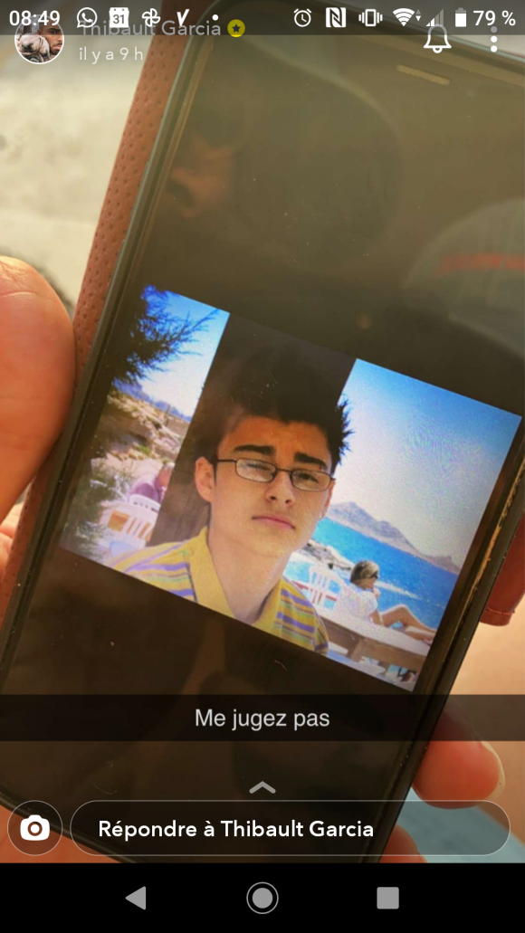 Thibault Garcia plus jeune, la photo dossier dévoilée le 7 juillet 2020