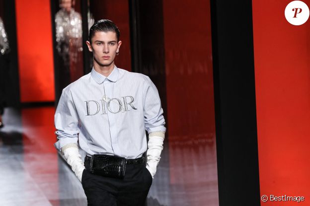 Nikolai de Danemark lors du défilé de mode Homme automne-hiver 2020/2021 "Dior Homme" à Paris. Le 17 janvier 2020