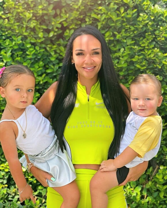 Jazz avec ses enfant Chelsea et Cayden, photo Instagram du 11 juin 2020