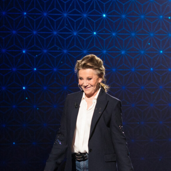 Exclusif - Sheila, Faustine Bollaert - Enregistrement de l'émission "La Boîte à secrets 4" à Paris, présentée par F.Bollaert, et diffusée le 10 avril sur France 3. Le 23 janvier 2020 © Tiziano Da Silva / Bestimage