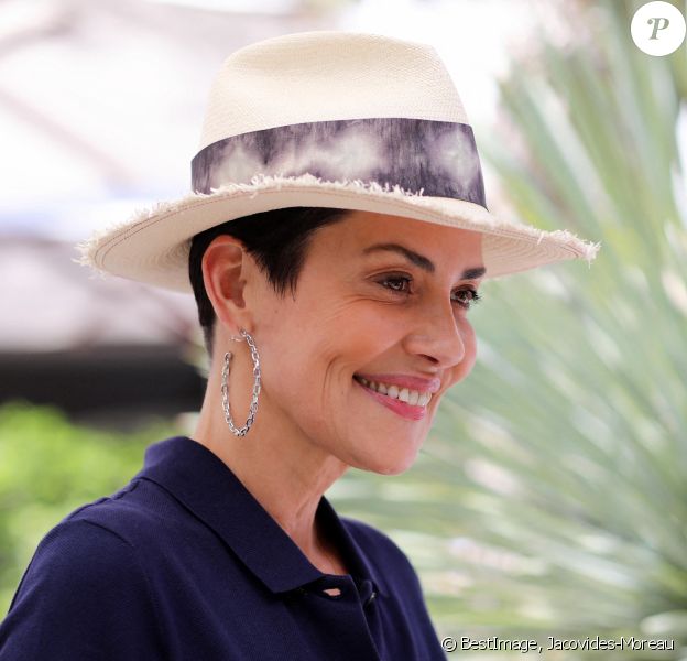 Cristina Cordula au village lors des internationaux de tennis de Roland Garros à Paris, France, le 2 juin 2019. © Jacovides-Moreau/Bestimage