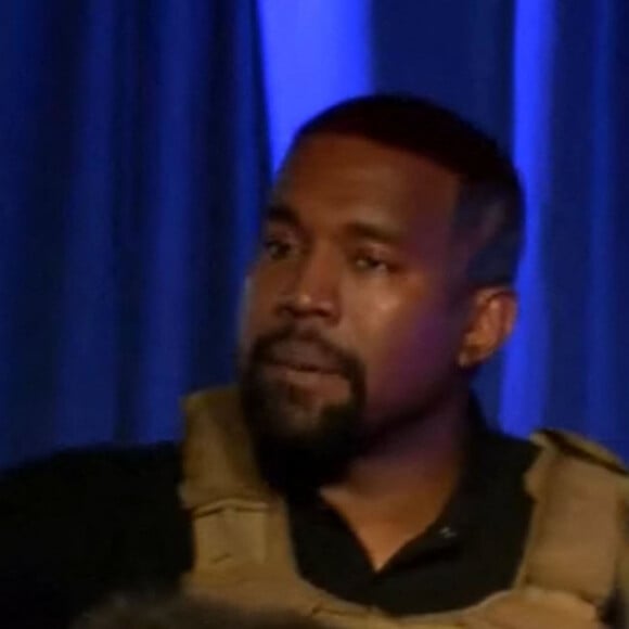 Présidentielle américaine à Los Angeles : le candidat Kanye West fond en larmes pour son premier meeting. Le 19 juillet 2019.