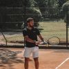 Cyril Hanouna en plein match de tennis, le 3 juin 2020, photo Instagram