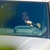 Exclusif - Kim Kardashian en voiture à Los Angeles, le 25 juillet 2020.