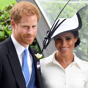 Le prince Harry et Meghan Markle à Ascot en juin 2018.