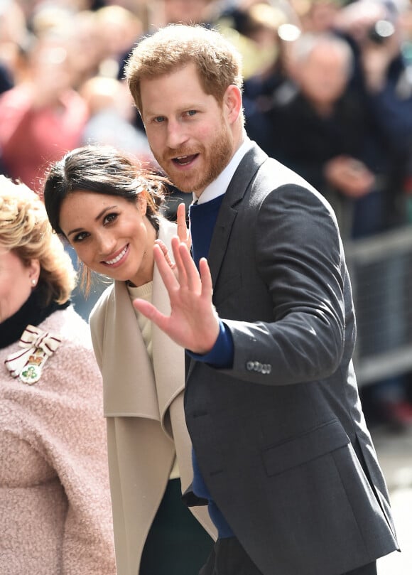 Le prince Harry et Meghan Markle en visite à Belfast en mars 2018.