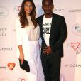 Black M (Alpha Diallo) et sa femme Lia - Personnalités au gala "Par Coeur" pour les 10 ans de l'association "Cekedubonheur" au pavillon d'Armenonville à Paris. Le 24 septembre 2015