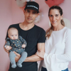 Camilo Villegas, son épouse Maria et leur fille Mia. Janvier 2019.