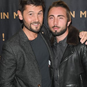 Christophe Beaugrand et son mari Ghislain Gerin - Générale du nouveau spectacle "Muriel Robin et Pof !" au Palais des Sports à Paris le 3 octobre 2019. © Coadic Guirec/Bestimage