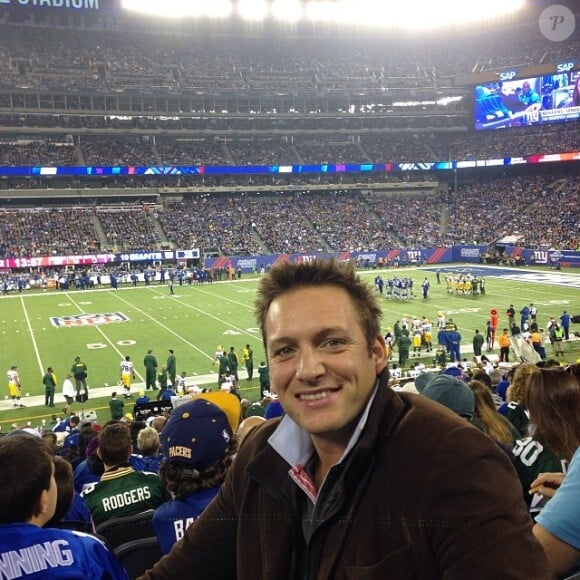 Steven Jauffrineau à un match de football américain, photo Instagram du 17 novembre 2013