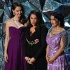 Ashley Judd, Annabella Sciorra et Salma Hayekaux Oscars 2018. 