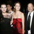 Liv Tyler, Mischa Barton, Harvey Weinstein et Georgina Chapman au défilé Dior haute couture à Paris, en 2006.