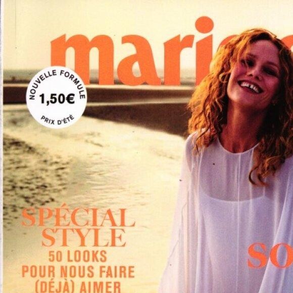 Vanessa Paradis dans le magazine "Marie Claire" du 30 juillet 2020.