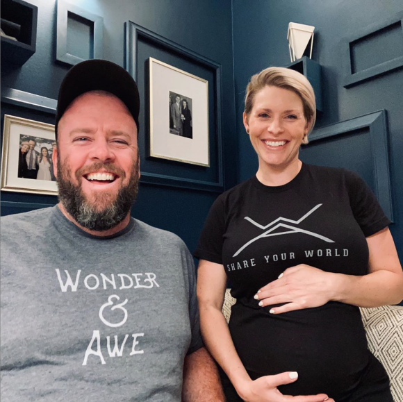 Chris et Rachel Sullivan, enceinte. Juin 2020.