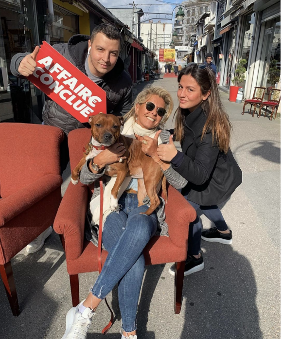 Caroline Margeridon (Affaire conclue) avec ses enfants, Alexandre et Victoire - Instagram, 25 mars 2019