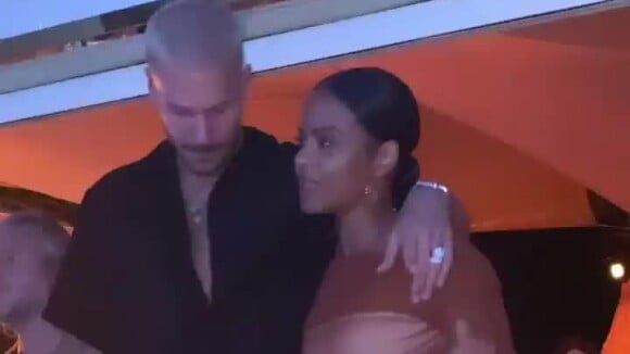 Christina Milian et M.Pokora le 1er août 2020 sur Instagram.