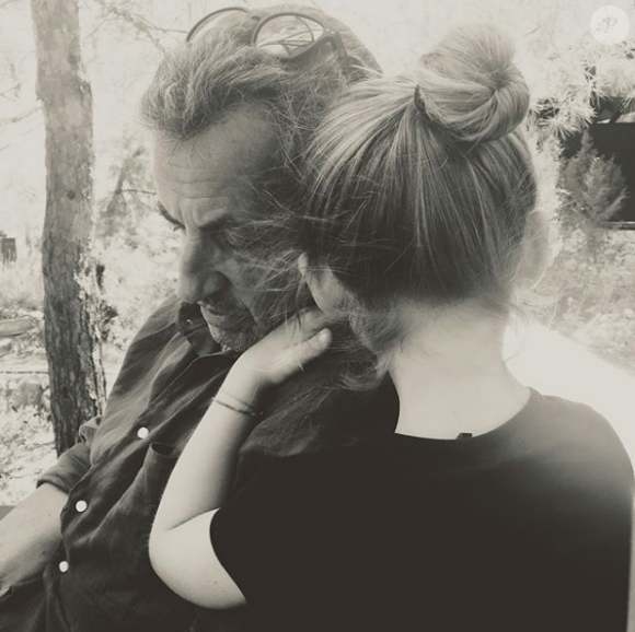 Nicolas Sarkozy et sa fille Giulia sur Instagram.
