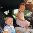 Chelsea et Cayden, les enfants de Jazz et Laurent, photo Instagram du 18 mai 2020