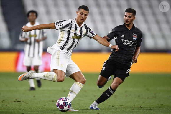 Cristiano Ronaldo lors du match Juventus de Turin - Olympique Lyonnais en huitième de finale retour de la Ligue des Champions. Turin en Italie le 7 août 2020. © Inside/Panoramic/Bestimage