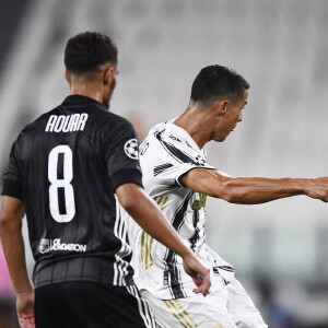 Cristiano Ronaldo lors du match Juventus de Turin - Olympique Lyonnais en huitième de finale retour de la Ligue des Champions. Turin en Italie le 7 août 2020. © Inside/Panoramic/Bestimage