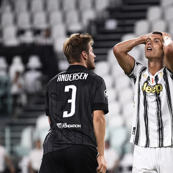 Cristiano Ronaldo lors du match Juventus de Turin - Olympique Lyonnais en huitième de finale retour de la Ligue des Champions. Turin en Italie le 7 août 2020. © Inside/Panoramic/Bestimage